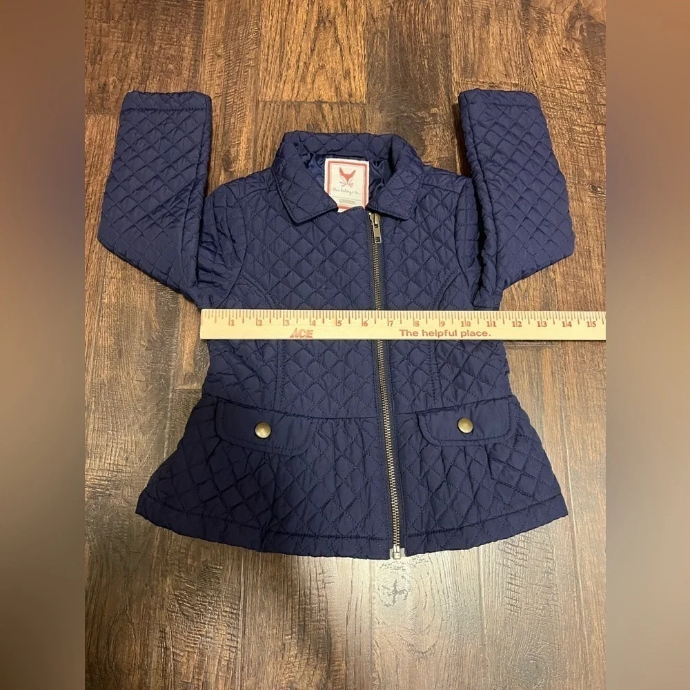 Gymboree Quilted Jacket Size Girls XS (4) Color Navy Blue